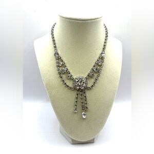 Vintage DORIANS 1965 New Orleans Mardi Gras Krewe Favor - Rhinestone Necklace